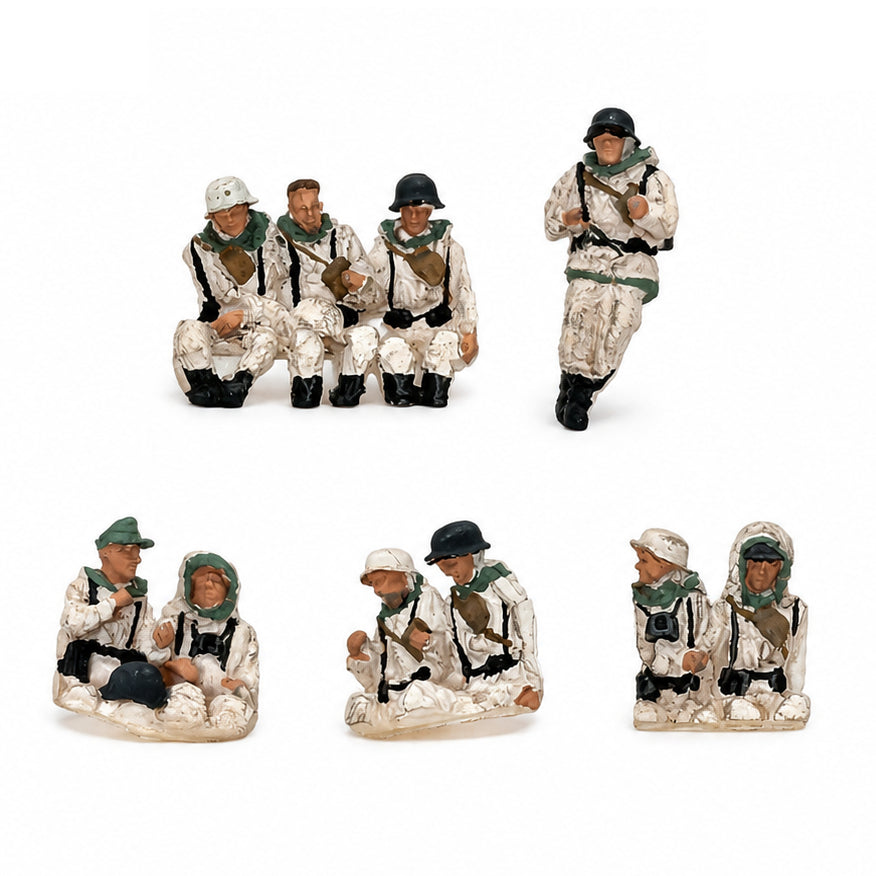 Artitec Wehrmacht Winter Crew Displayed in Sd.Kfz. 251 Vehicle Not Included
