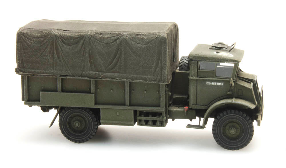 Artitec UK Chevrolet CMP 3-ton GS cargo truck in olive drab with canvas cover, 1:87 HO scale, item 387.200