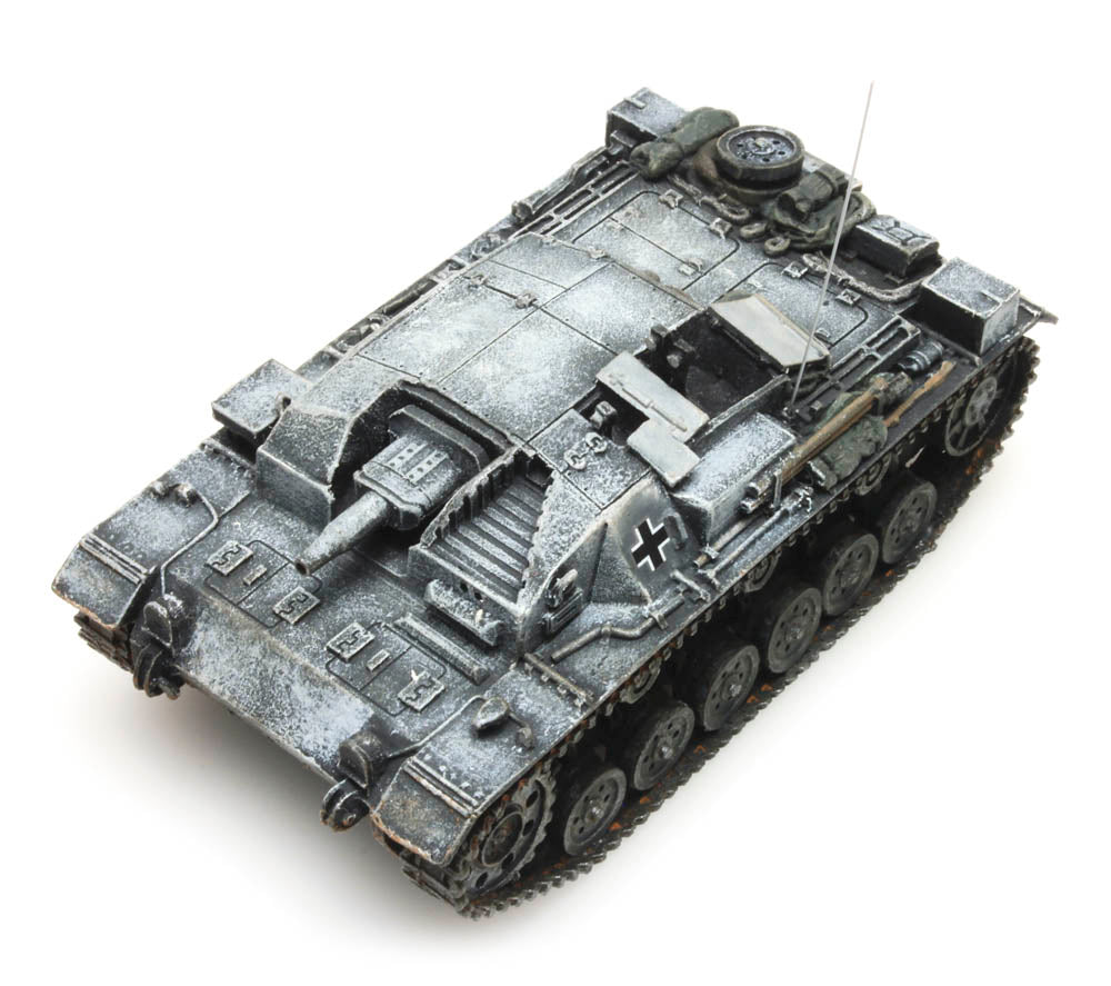 Artitec German StuG III Ausf. A-2 Winter 387.322 – Ready-Made 1:87 HO Scale Model