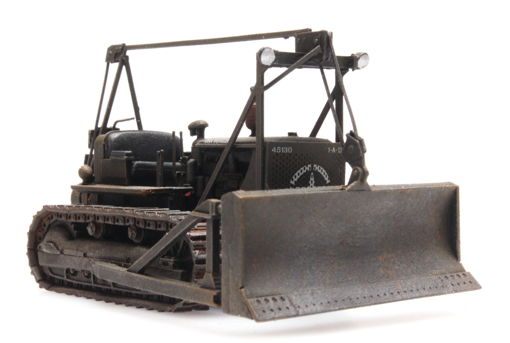 Artitec 387.338 US Army Caterpillar D7 bulldozer in olive drab – 1:87 HO scale