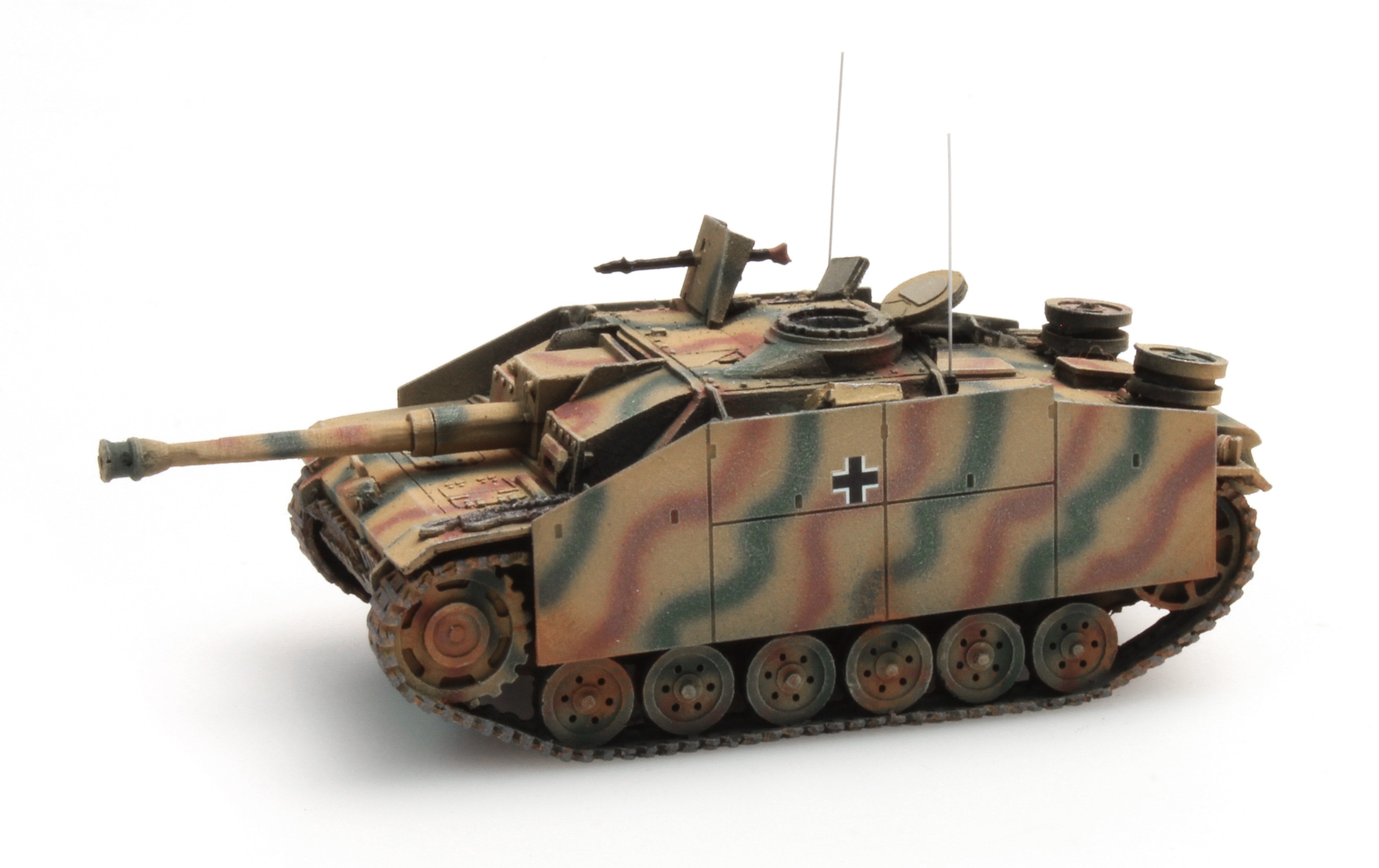 Artitec 387.48-CM German StuG III Ausf. G 1943 Camouflage 1:87 HO Ready-Made Model
