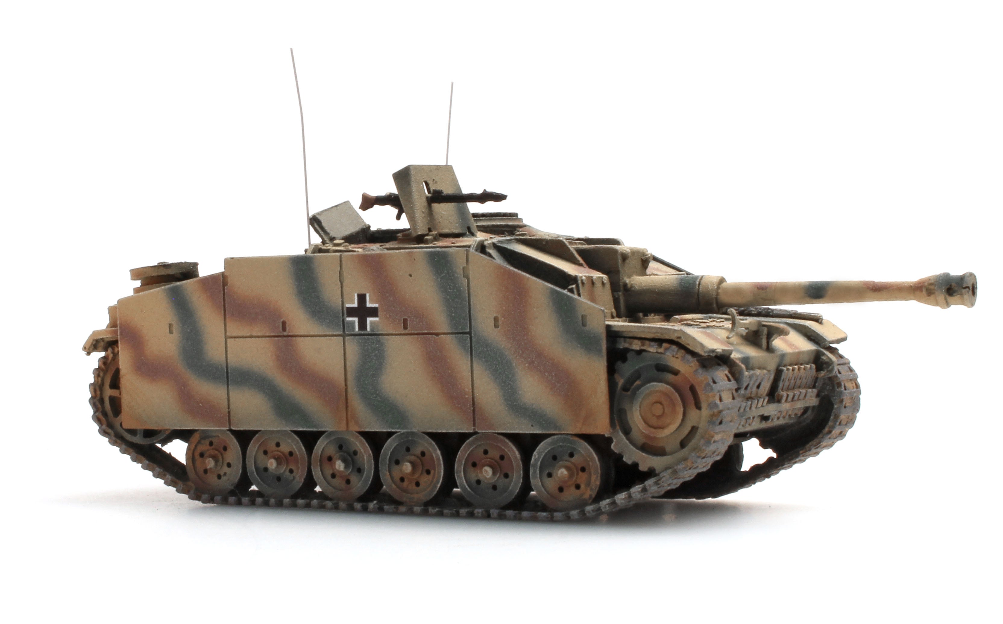 Artitec 387.48-CM German StuG III Ausf. G 1943 Camouflage 1:87 HO Ready-Made Model