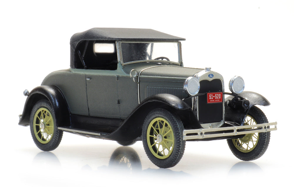 Artitec Ford Model A Roadster Hood Up 387.523 HO Scale