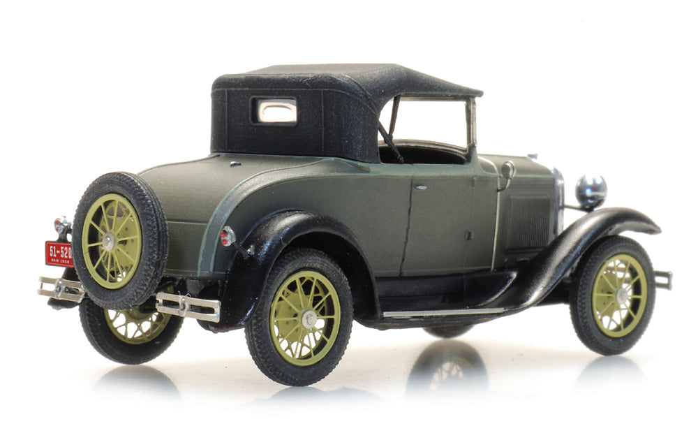 Artitec Ford Model A Roadster Hood Up 387.523 HO Scale
