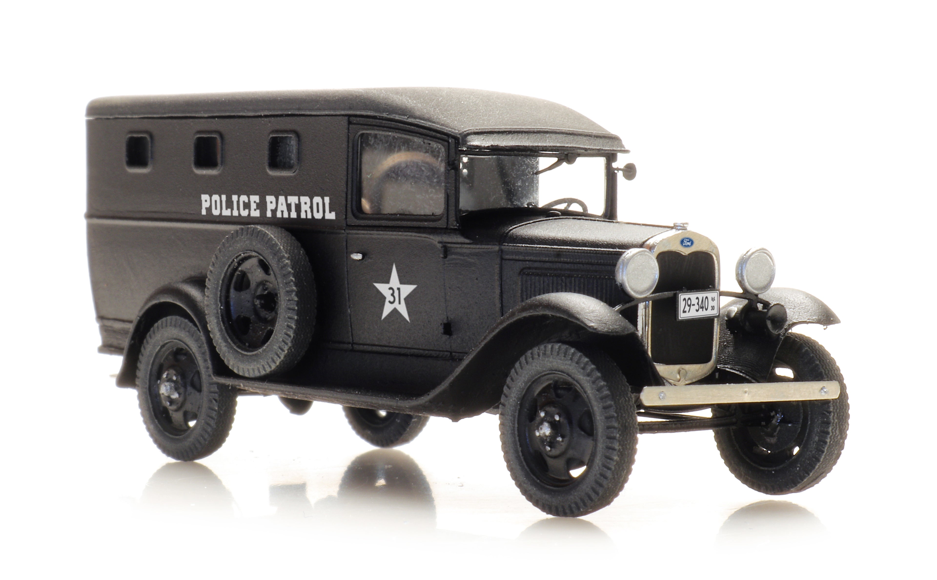 Artitec Ford Model AA Police Patrol Van 387.528 HO Scale