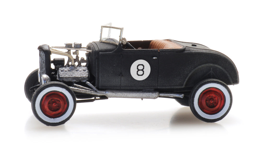 Artitec Ford Model A Hot Rod Black 387.530 HO Scale