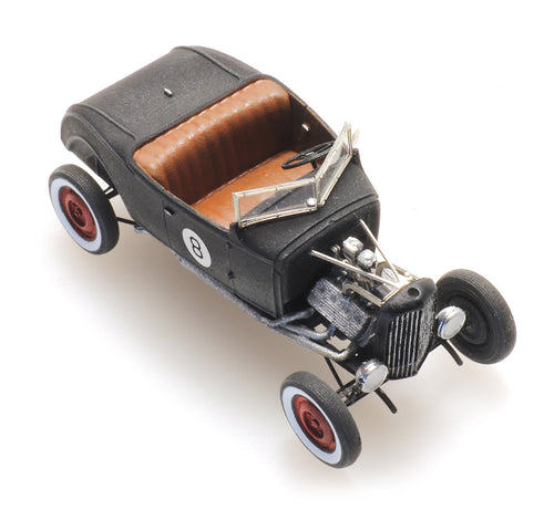 Artitec Ford Model A Hot Rod Black 387.530 HO Scale