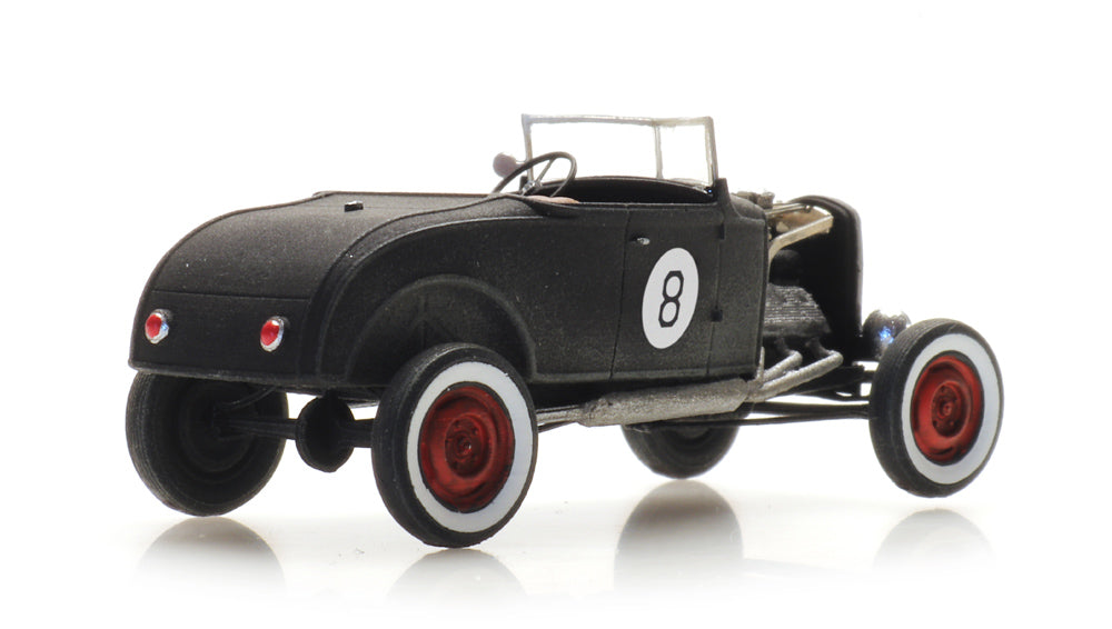 Artitec Ford Model A Hot Rod Black 387.530 HO Scale