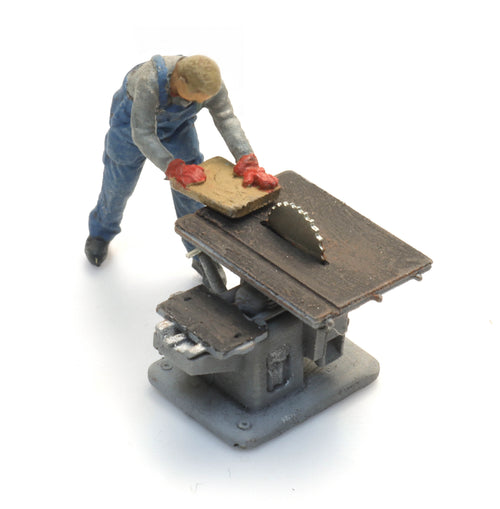 Artitec Circular Saw with Figure 387.663 HO Scale Model