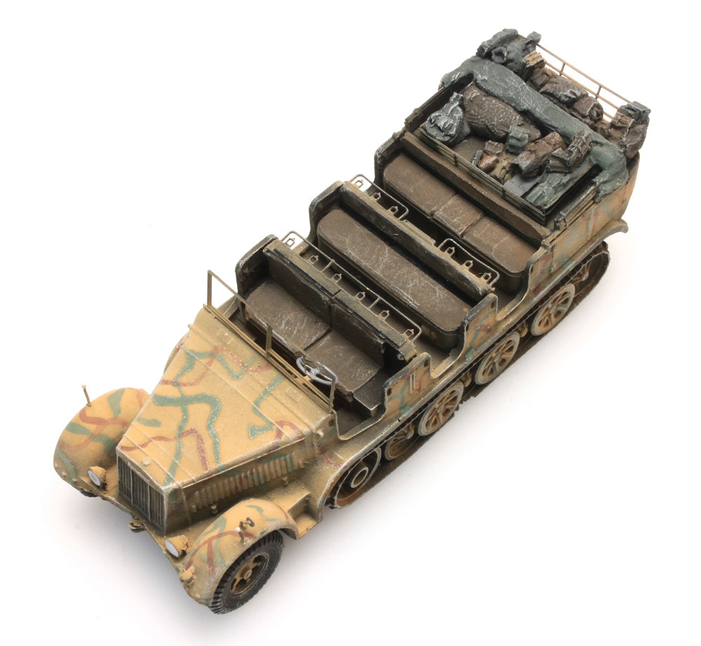 Artitec German Sd.Kfz. 7 Half-Track Personnel Carrier 8t Camouflage 6870067 1:87 HO Scale Model