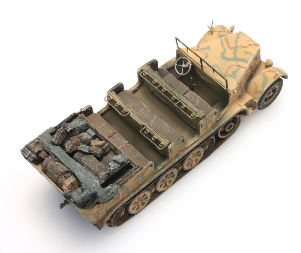 Artitec German Sd.Kfz. 7 Half-Track Personnel Carrier 8t Camouflage 6870067 1:87 HO Scale Model