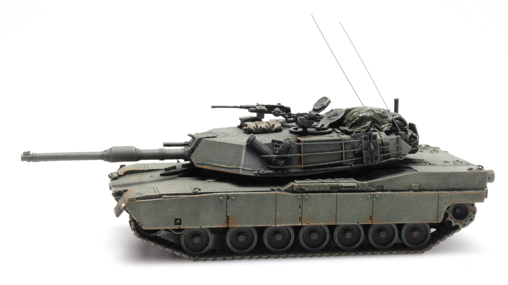 Artitec 6870137 US M1 Abrams Green 1:87 HO Scale Model