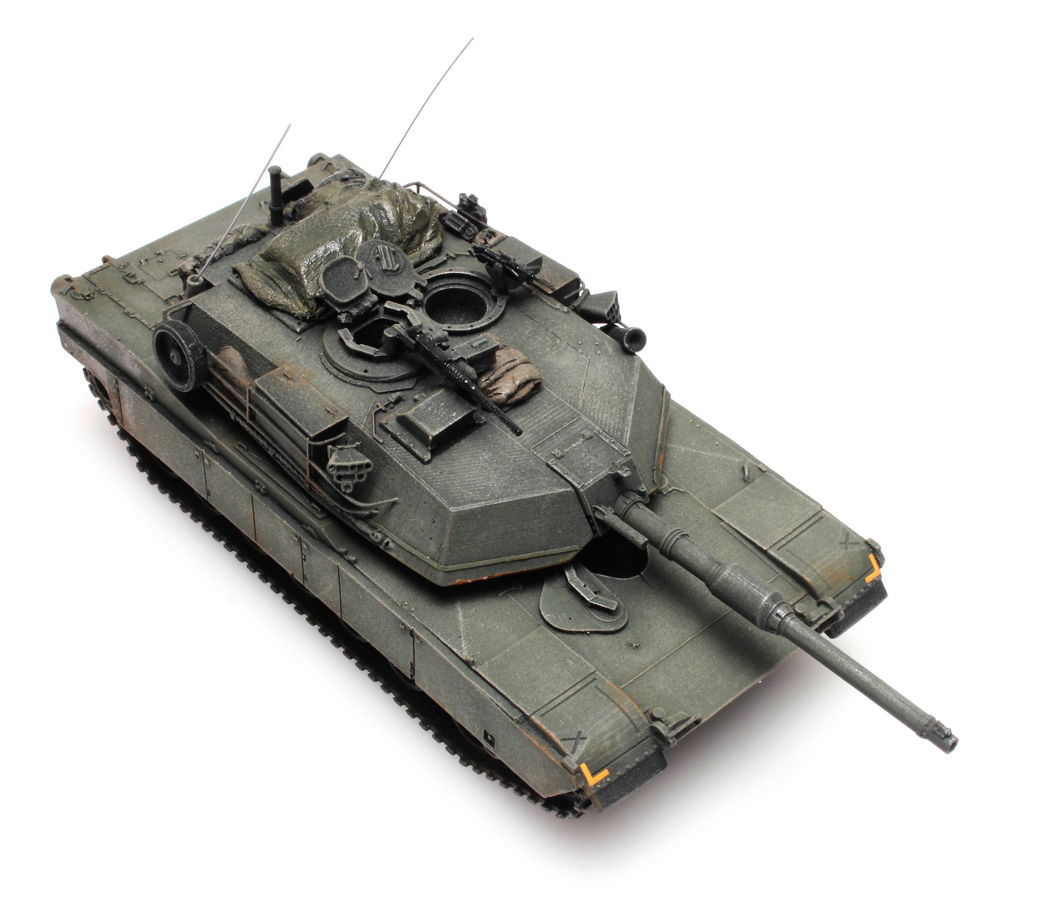 Artitec 6870137 US M1 Abrams Green 1:87 HO Scale Model