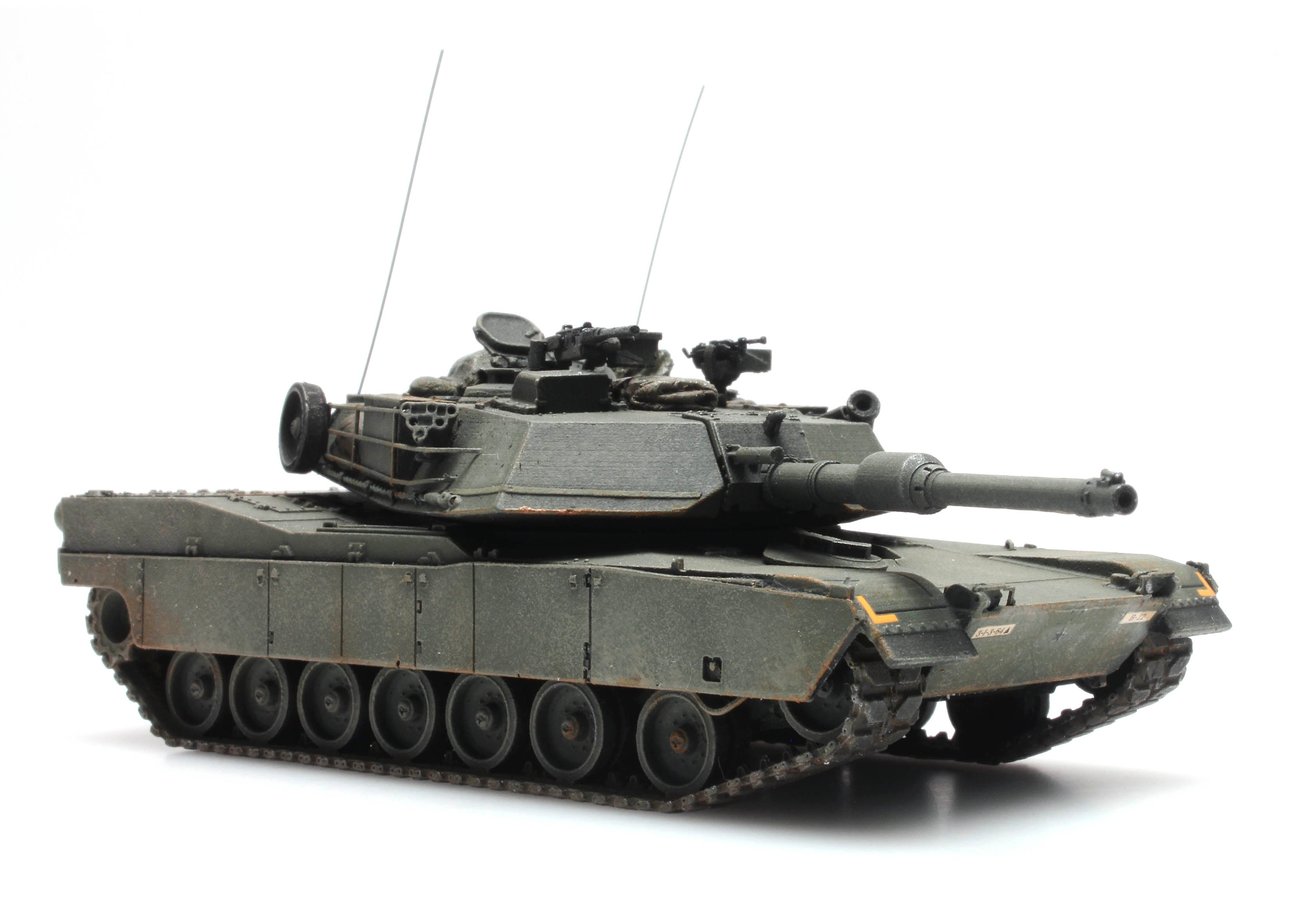 Artitec 6870137 US M1 Abrams Green 1:87 HO Scale Model