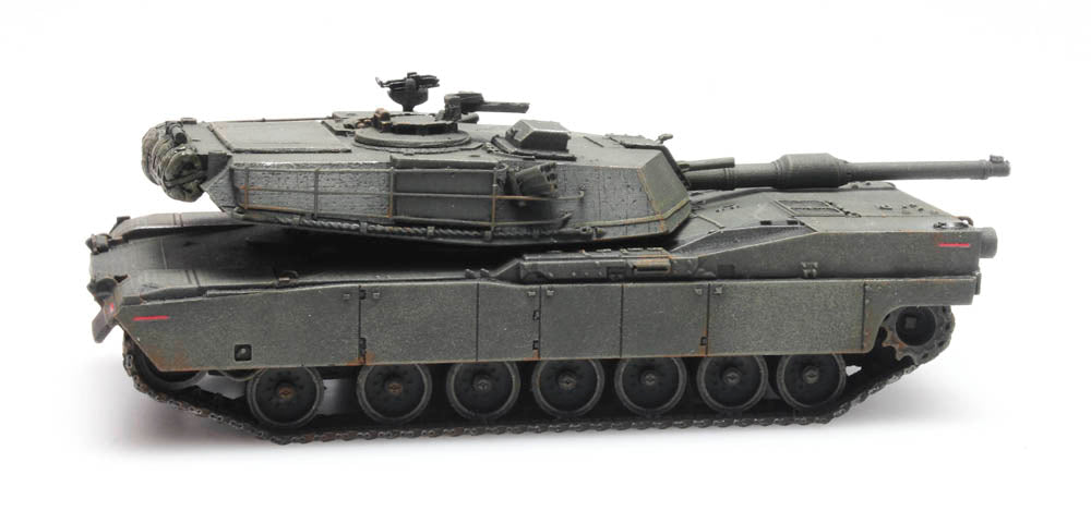 Artitec 6870138 US M1 Abrams Green Train Load 1:87 HO Scale Model