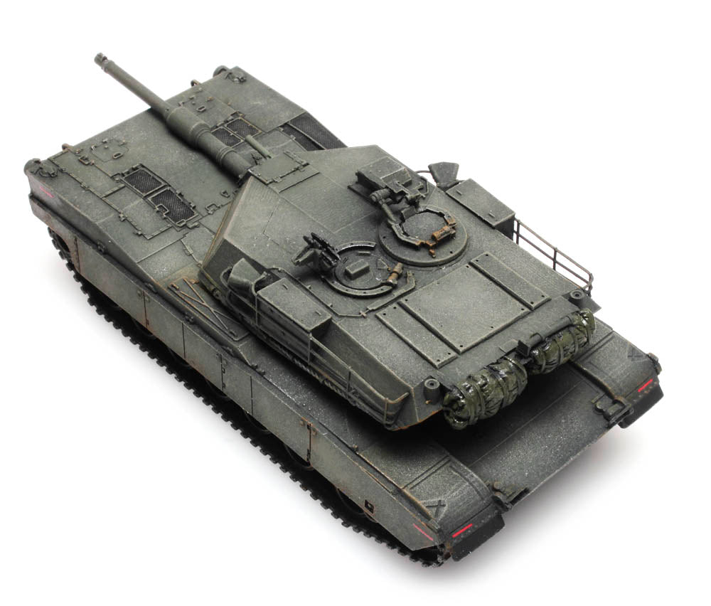 Artitec 6870138 US M1 Abrams Green Train Load 1:87 HO Scale Model