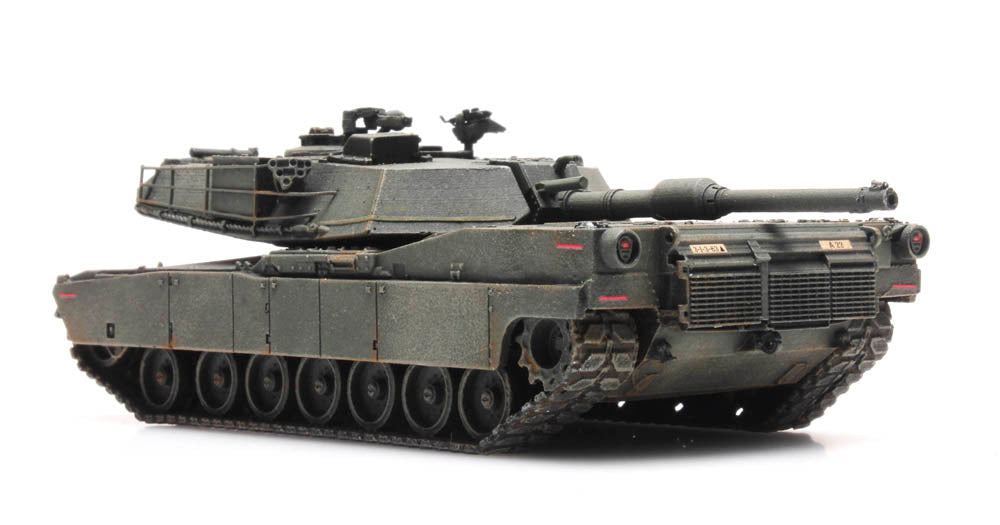 Artitec 6870138 US M1 Abrams Green Train Load 1:87 HO Scale Model