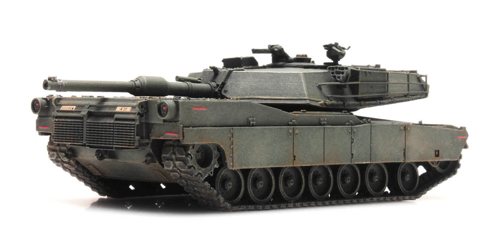 Artitec 6870138 US M1 Abrams Green Train Load 1:87 HO Scale Model