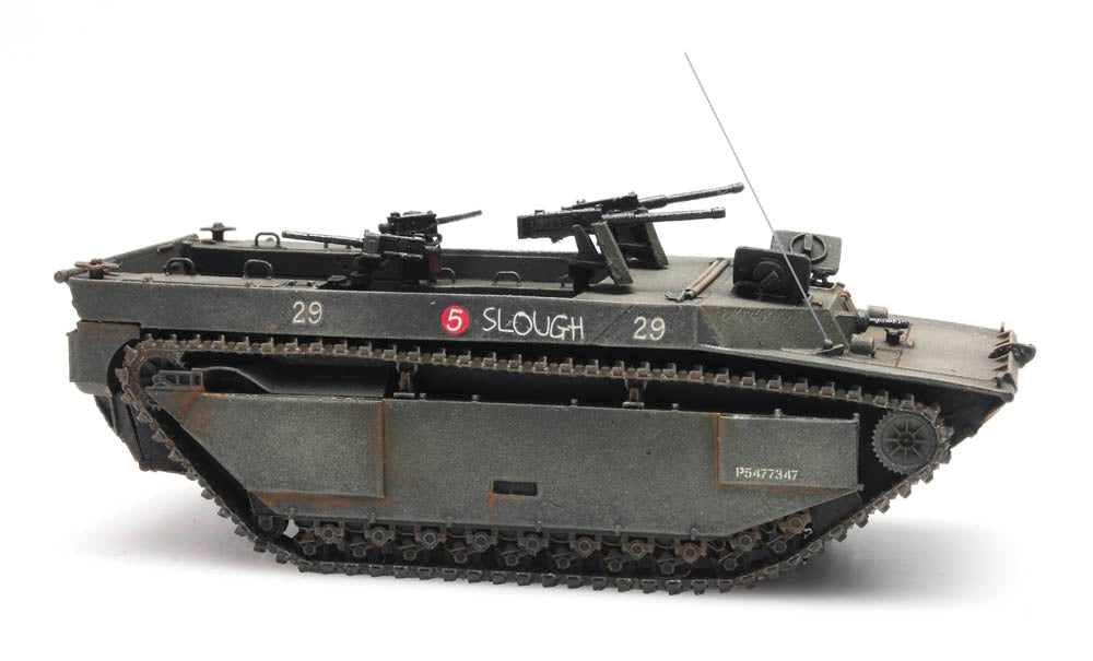 Artitec UK LVT-4 Landing Vehicle Tracked “Slough” British Army ready-made 1:87 HO scale model