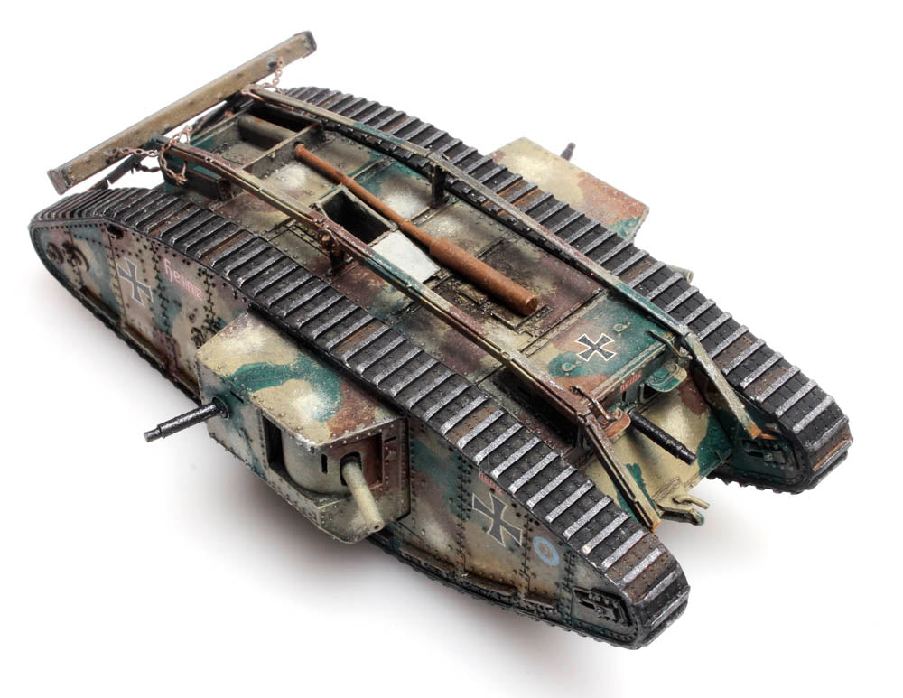 Artitec German WWI Mark IV Male Beute Abt. 14 Heinz 1:87 HO Scale Model