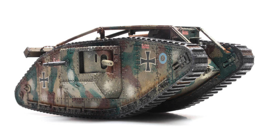 Artitec German WWI Mark IV Male Beute Abt. 14 Heinz 1:87 HO Scale Model