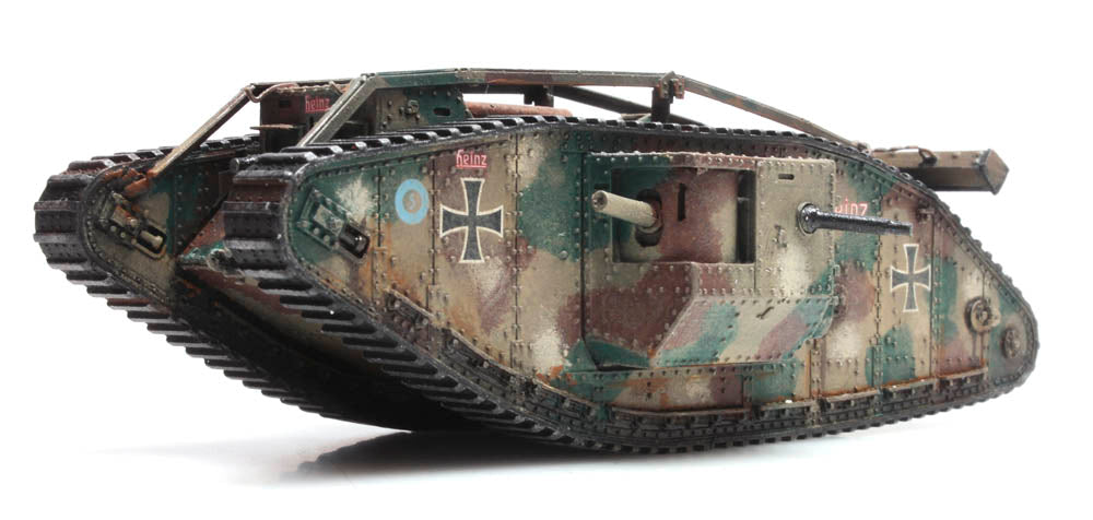 Artitec German WWI Mark IV Male Beute Abt. 14 Heinz 1:87 HO Scale Model