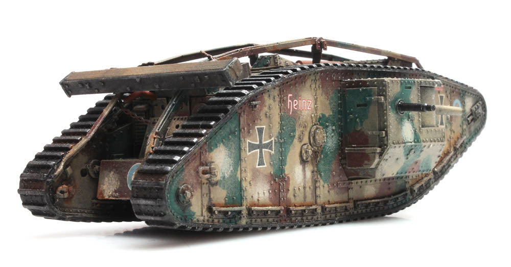 Artitec German WWI Mark IV Male Beute Abt. 14 Heinz 1:87 HO Scale Model
