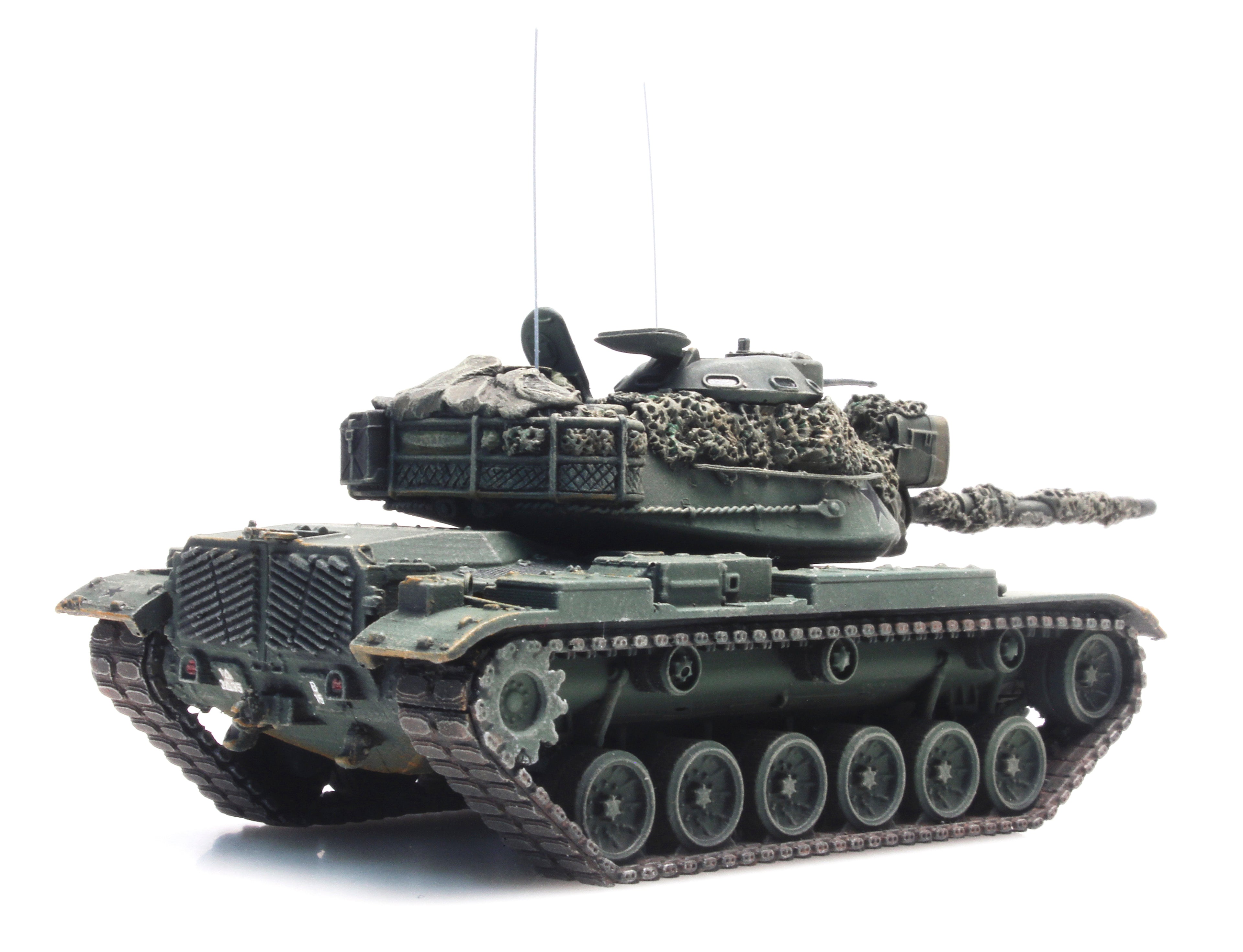 Artitec 6870239 US M60A1 Olive Green Combat Ready 1:87 HO Scale Tank Model
