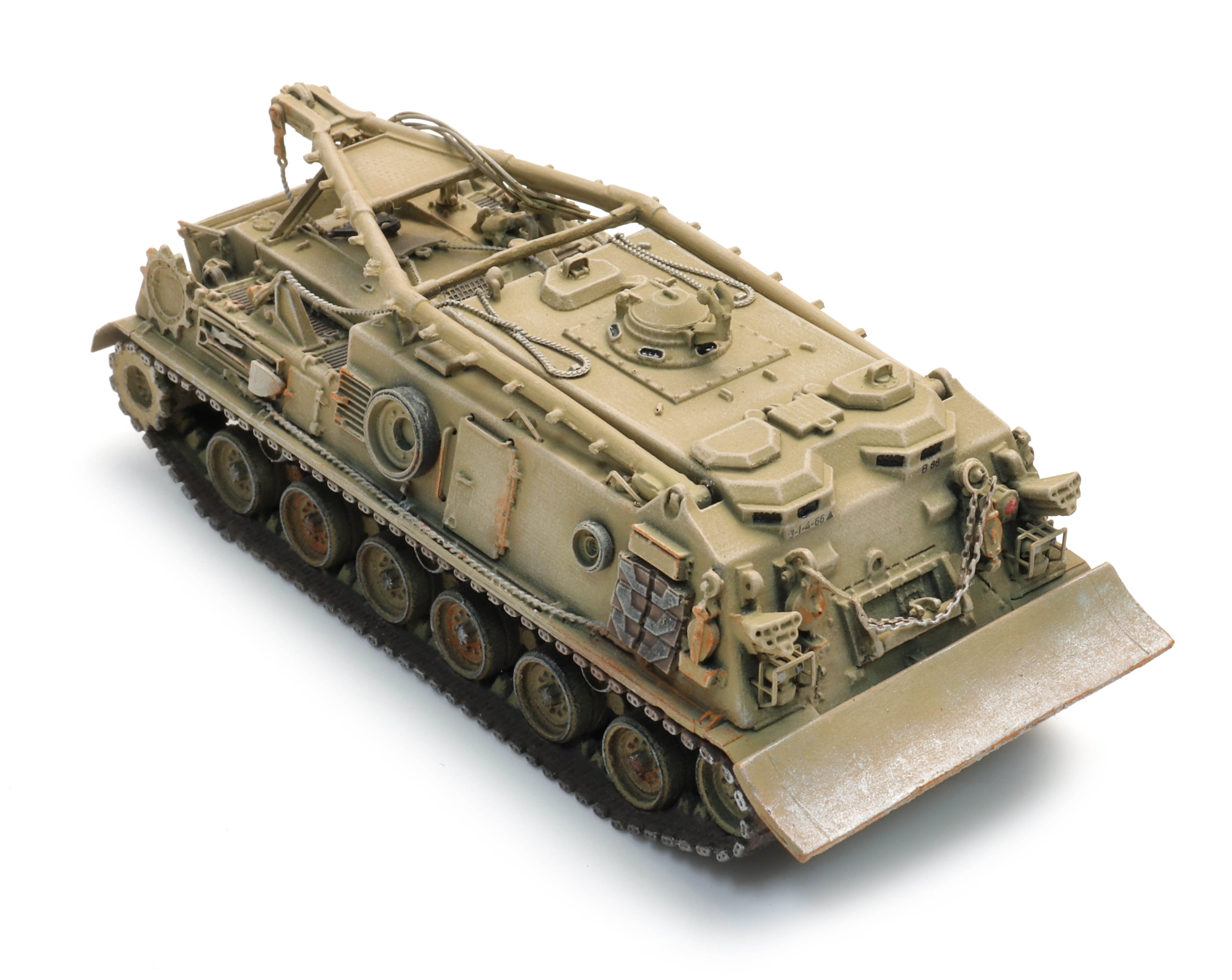 Artitec US M88 ARV Desert Train Load 6870246 Ready-Made 1:87 HO Scale Model