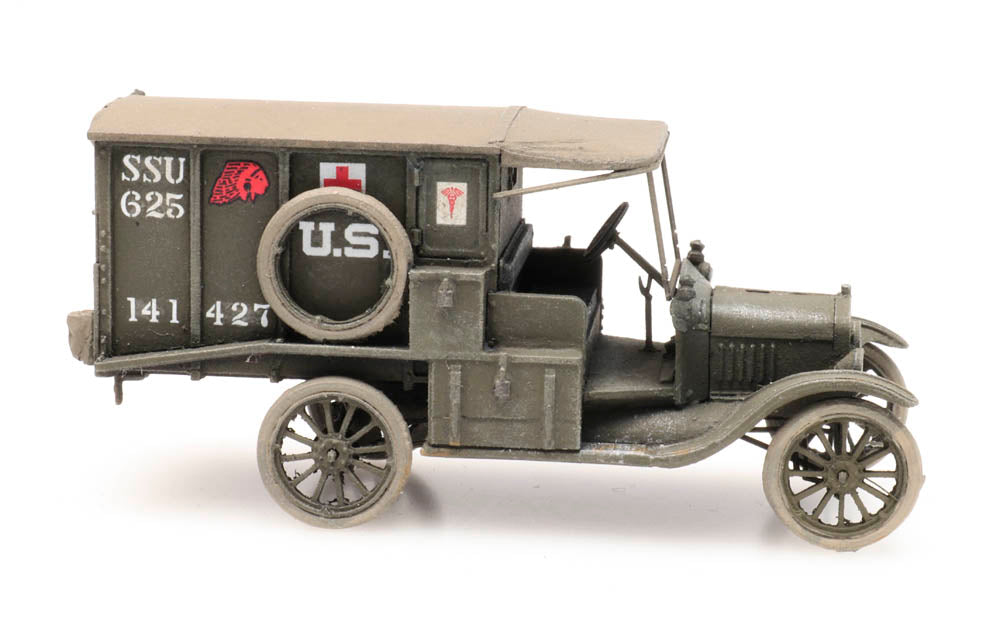 Artitec US Army T-Ford Ambulance 6870308 – 1:87 HO Scale Model