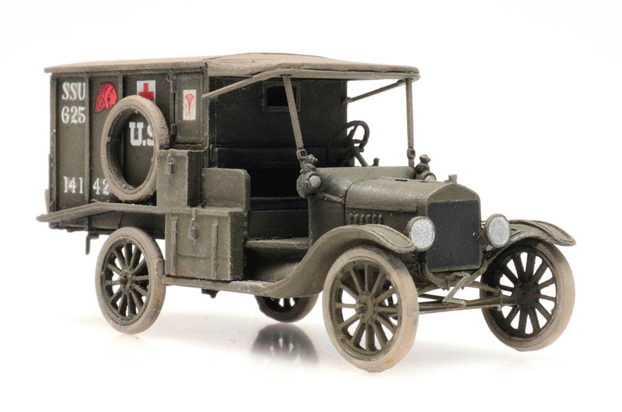 Artitec US Army T-Ford Ambulance 6870308 – 1:87 HO Scale Model
