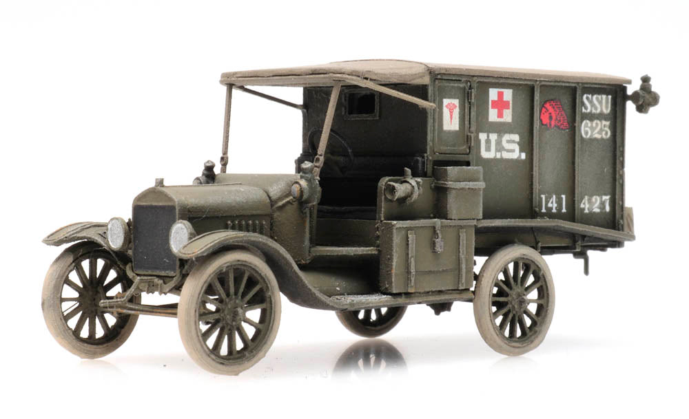 Artitec US Army T-Ford Ambulance 6870308 – 1:87 HO Scale Model
