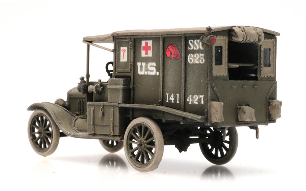 Artitec US Army T-Ford Ambulance 6870308 – 1:87 HO Scale Model