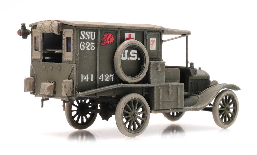 Artitec US Army T-Ford Ambulance 6870308 – 1:87 HO Scale Model