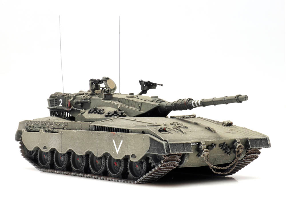 Artitec Israeli IDF Merkava MK-1 Olive Drab 6870338 – Ready-Made 1:87 HO Scale Model