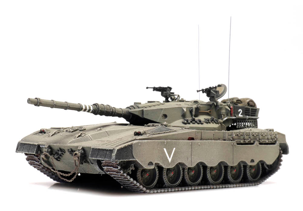 Artitec Israeli IDF Merkava MK-1 Olive Drab 6870338 – Ready-Made 1:87 HO Scale Model