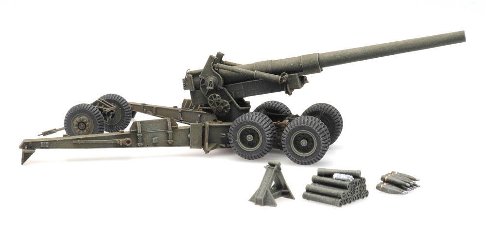 Artitec US 155 mm Gun M1 Long Tom Firing Mode 6870388 1:87 HO Scale Model