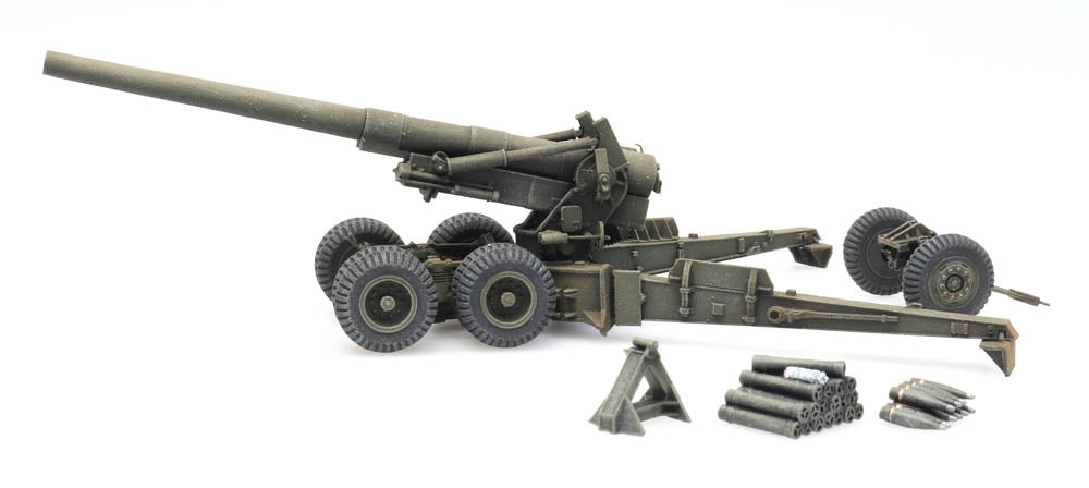Artitec US 155 mm Gun M1 Long Tom Firing Mode 6870388 1:87 HO Scale Model
