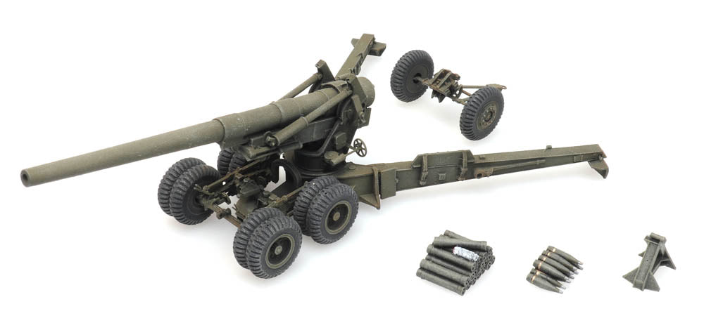 Artitec US 155 mm Gun M1 Long Tom Firing Mode 6870388 1:87 HO Scale Model