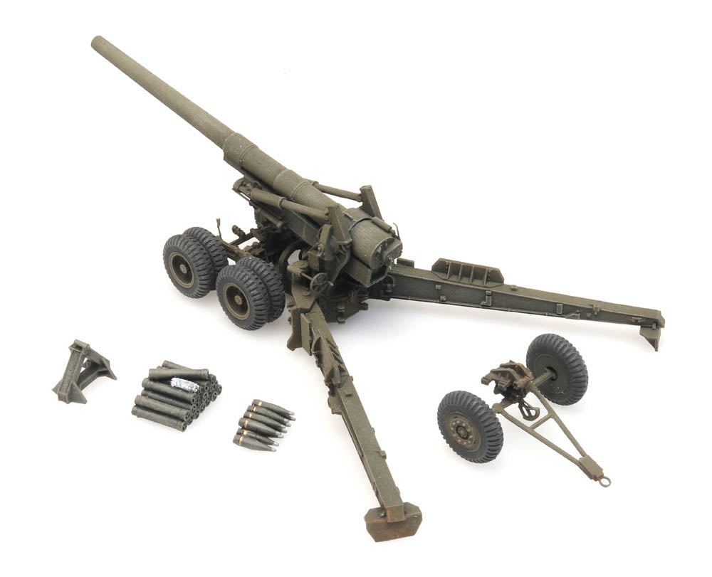 Artitec US 155 mm Gun M1 Long Tom Firing Mode 6870388 1:87 HO Scale Model