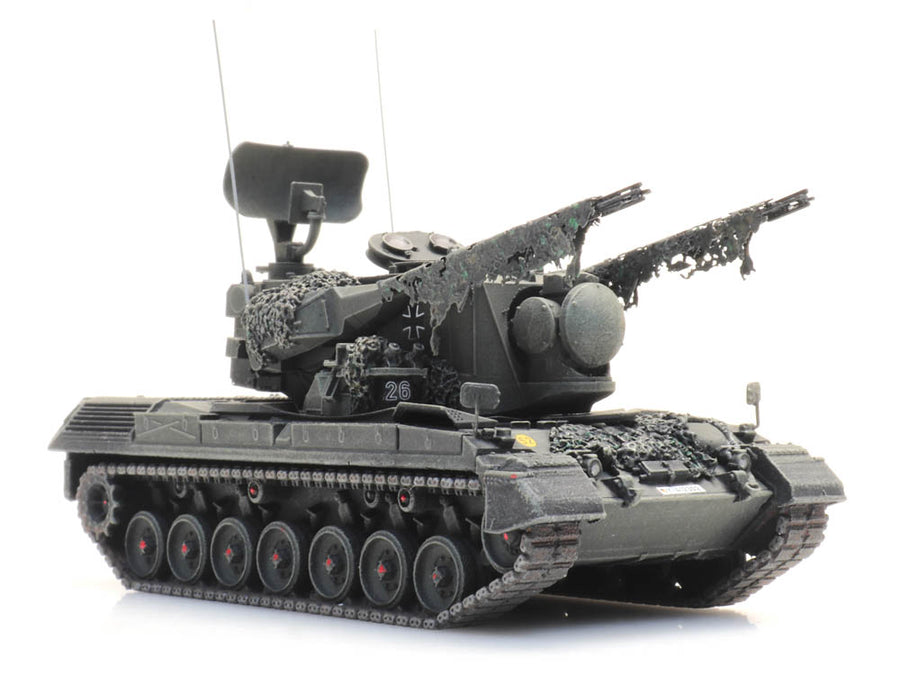 Artitec German Flak Panzer Gepard Battle Ready 6870395 – 1:87 HO Scale Model