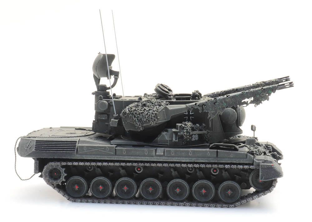 Artitec German Flak Panzer Gepard Battle Ready 6870395 – 1:87 HO Scale Model