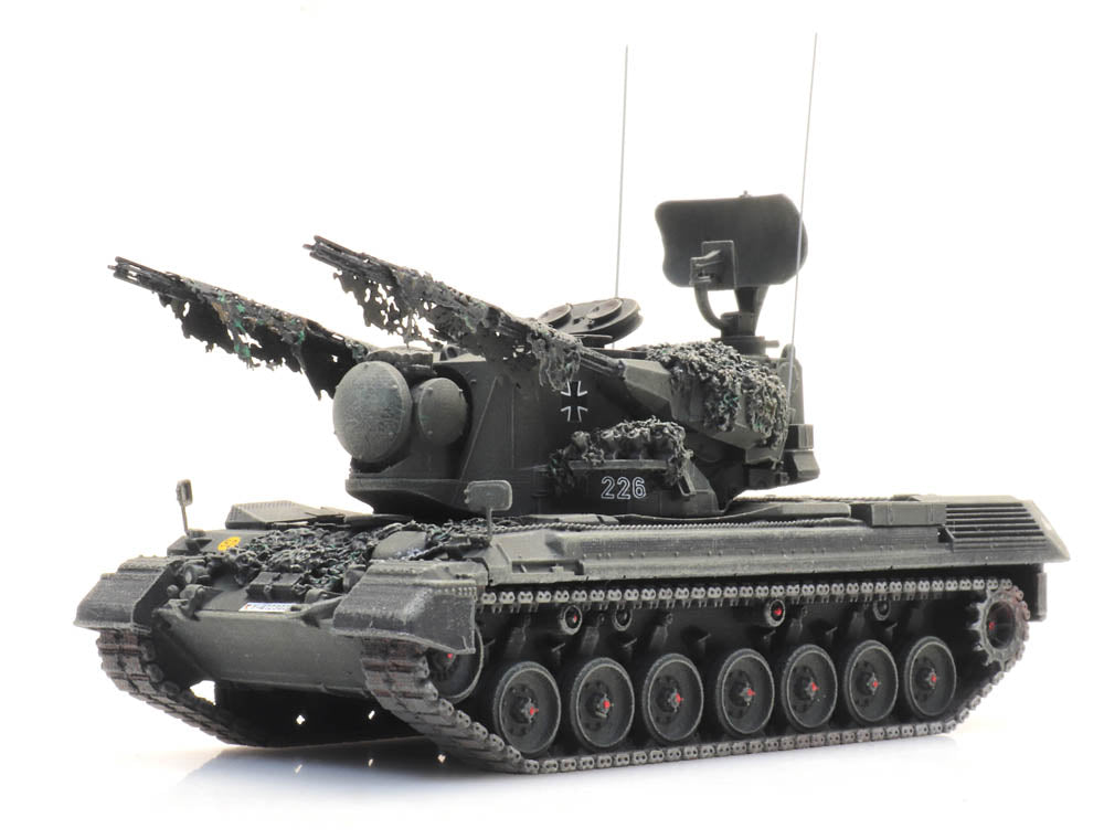 Artitec German Flak Panzer Gepard Battle Ready 6870395 – 1:87 HO Scale Model