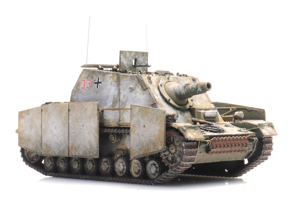 Artitec German Sturmpanzer IV Brummbär Winter 6870406 – 1:87 HO Scale Model