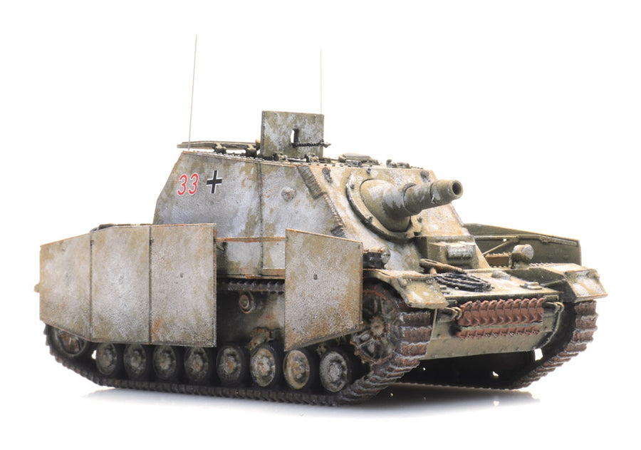 Artitec German Sturmpanzer IV Brummbär Winter 6870406 – 1:87 HO Scale Model