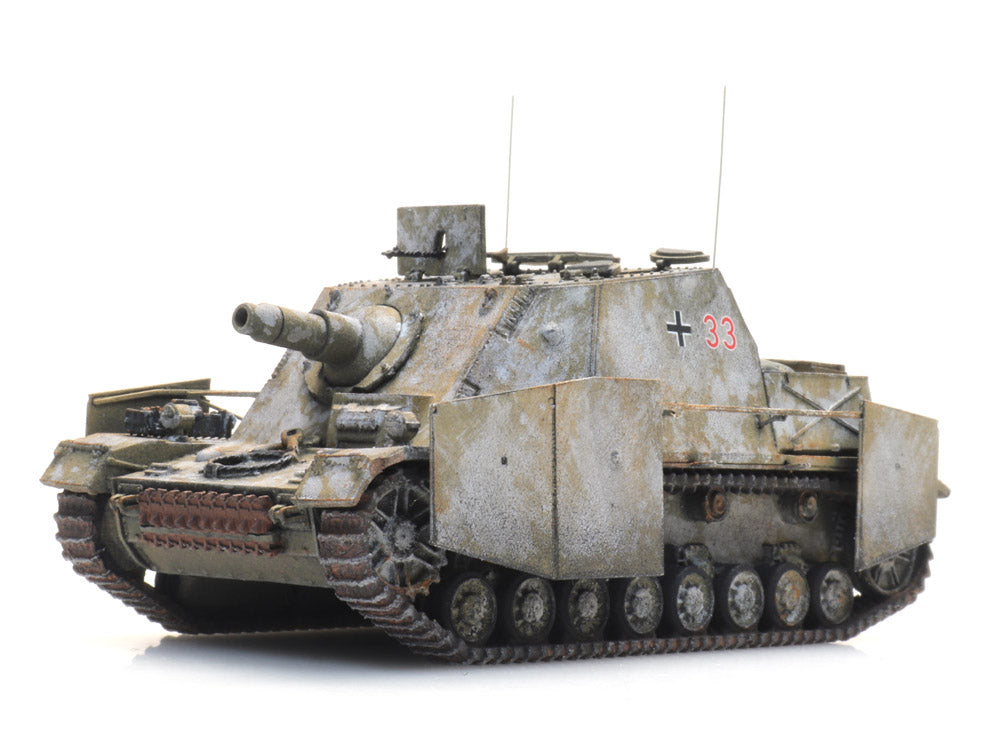 Artitec German Sturmpanzer IV Brummbär Winter 6870406 – 1:87 HO Scale Model