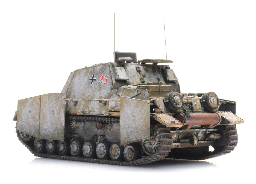 Artitec German Sturmpanzer IV Brummbär Winter 6870406 – 1:87 HO Scale Model