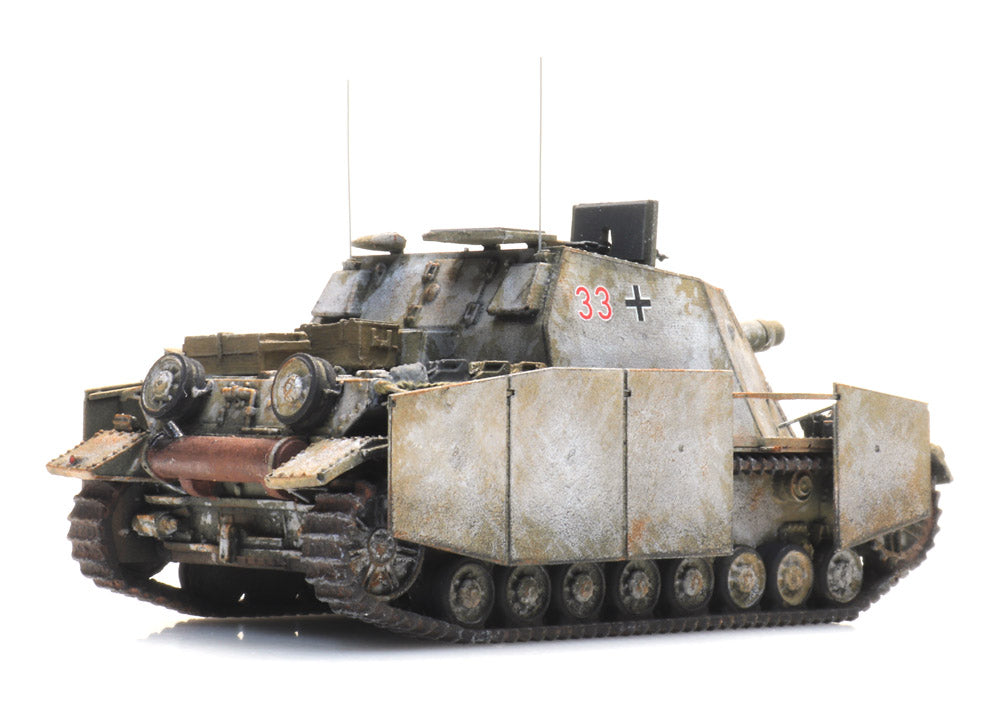 Artitec German Sturmpanzer IV Brummbär Winter 6870406 – 1:87 HO Scale Model