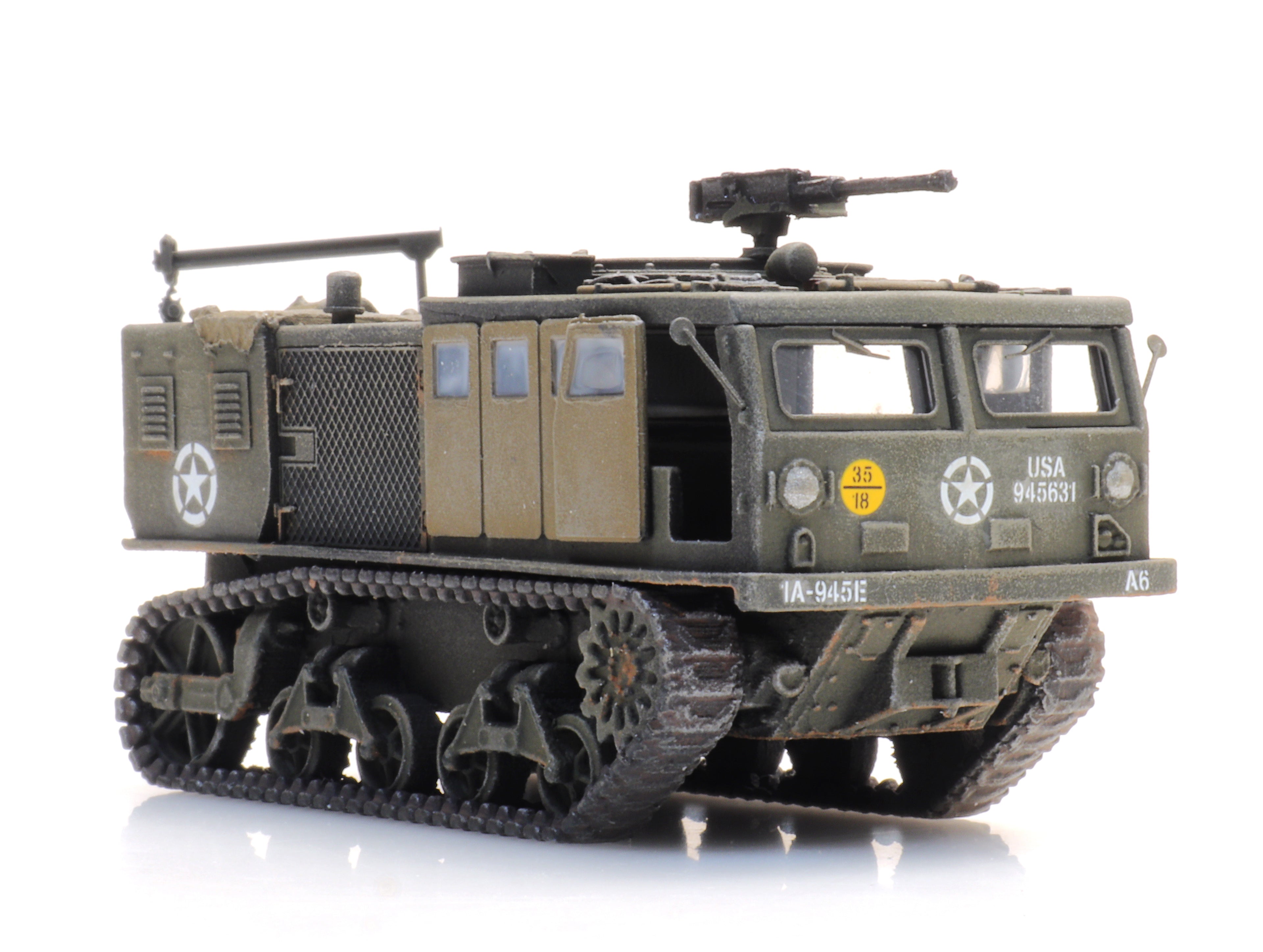 Artitec US M4 High Speed Tractor Unloading 6870413 – 1:87 HO Scale Model