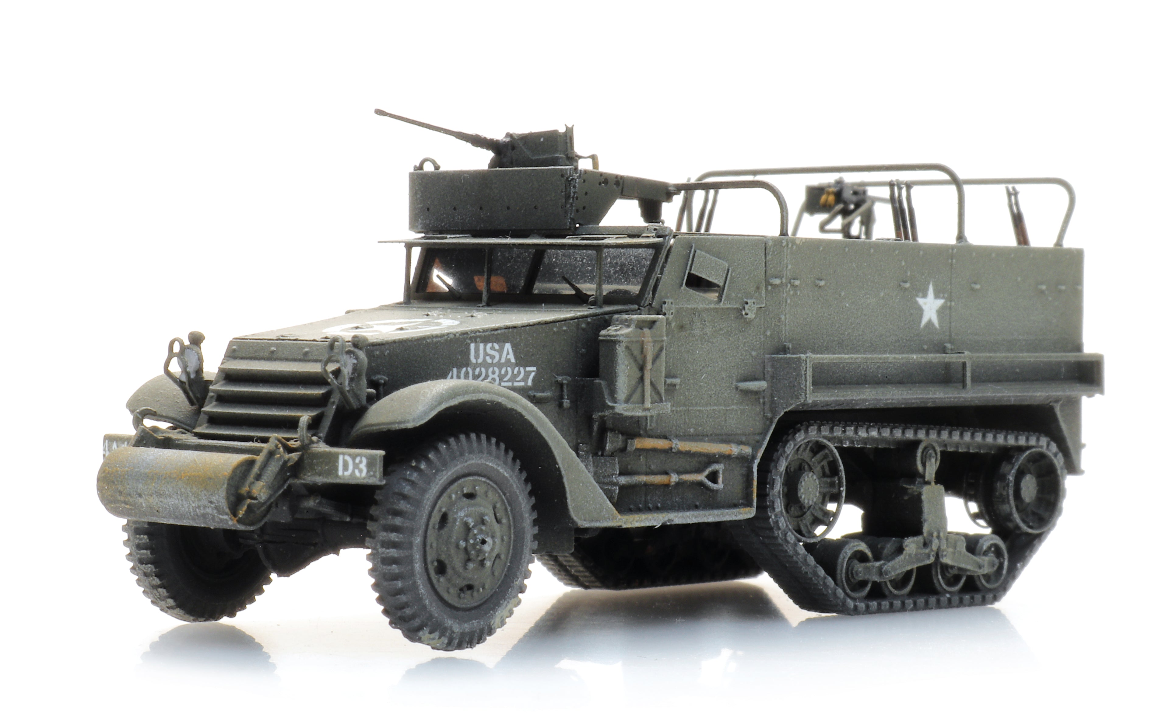 Artitec US M3A1 Halftrack Personnel Carrier 6870436 – 1:87 HO Scale Model